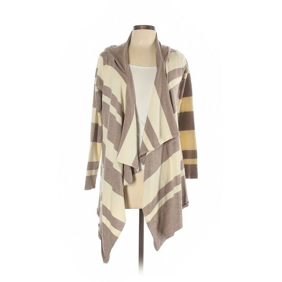 Tan & Brown Women’s Size S Open Front Cardigan - Picture 1 of 2